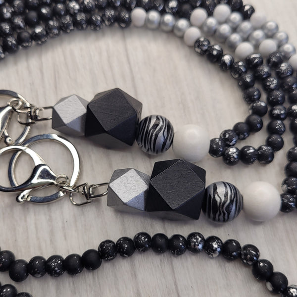 Lanyard - Constellations - (fully beaded)