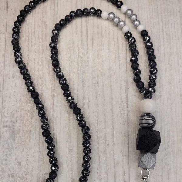Lanyard - Constellations - (fully beaded)