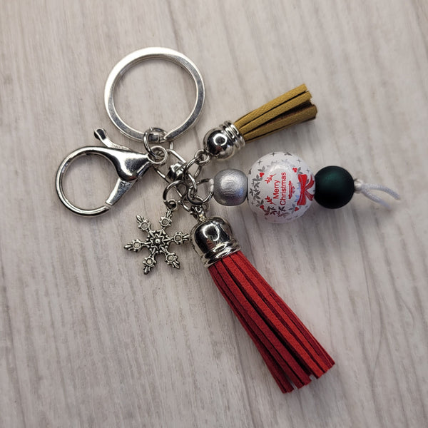 Tassel Keyring - Merry Christmas
