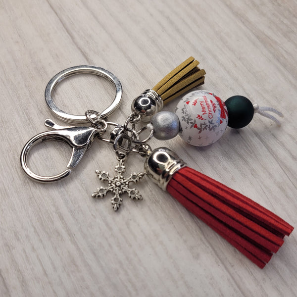 Tassel Keyring - Merry Christmas