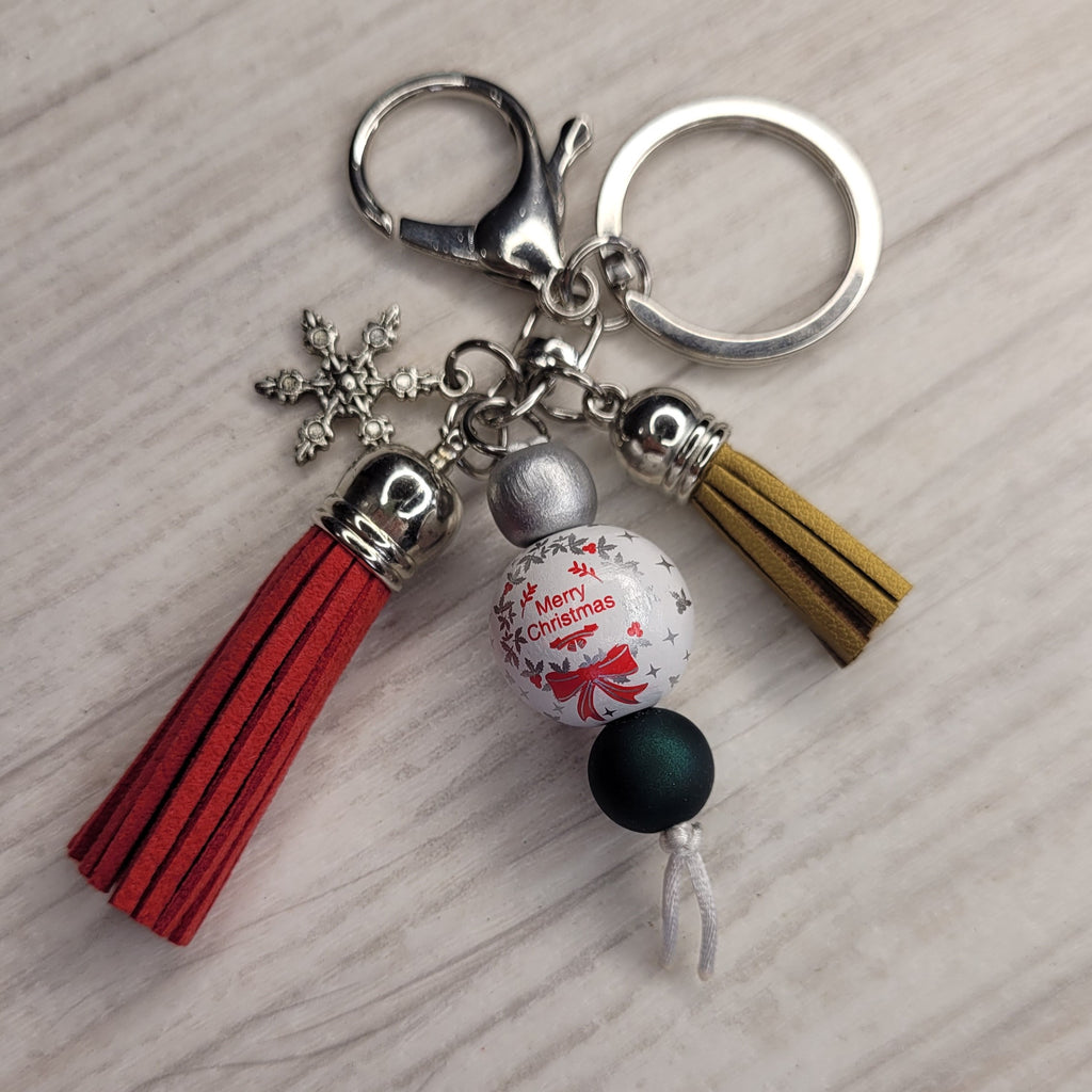 Tassel Keyring - Merry Christmas
