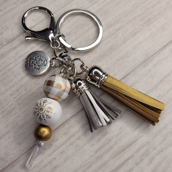 Tassel Keyring - Christmas Angel