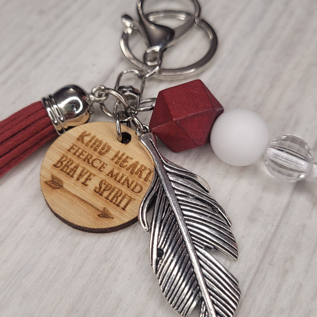 Tassel  Keyring - Kind Heart