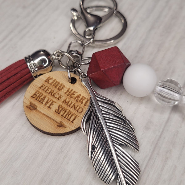 Tassel  Keyring - Kind Heart