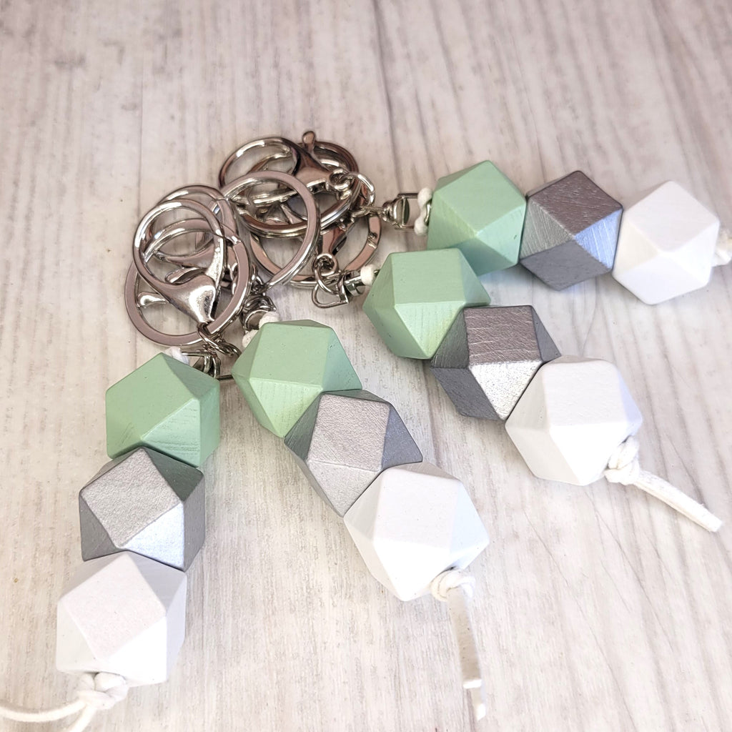 Geo Keyring - Key Lime Pie