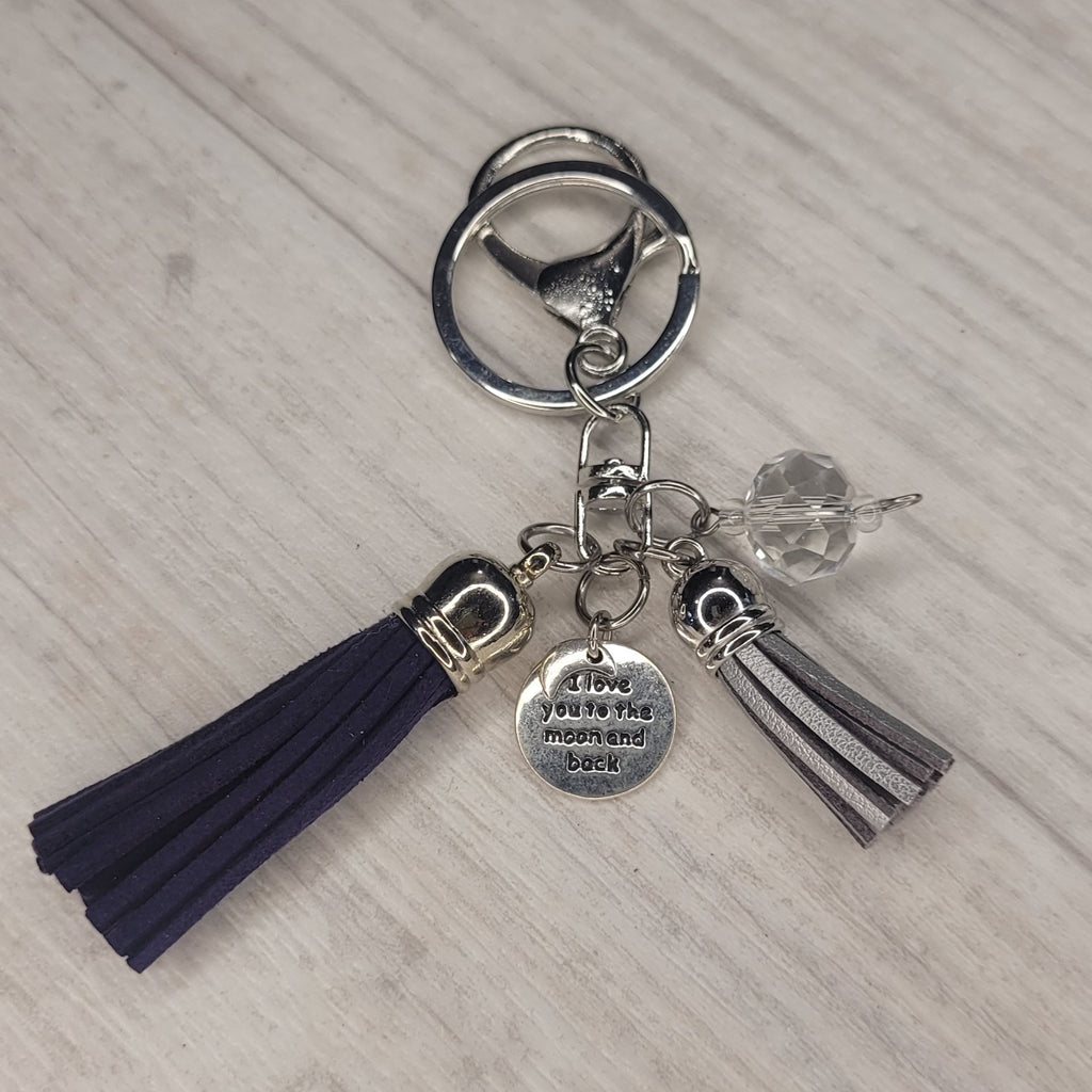Tassel Keyring - Moon & Back