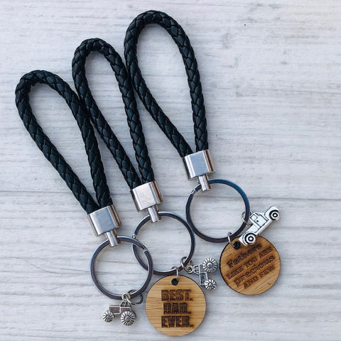 Men's leatherette Keyring