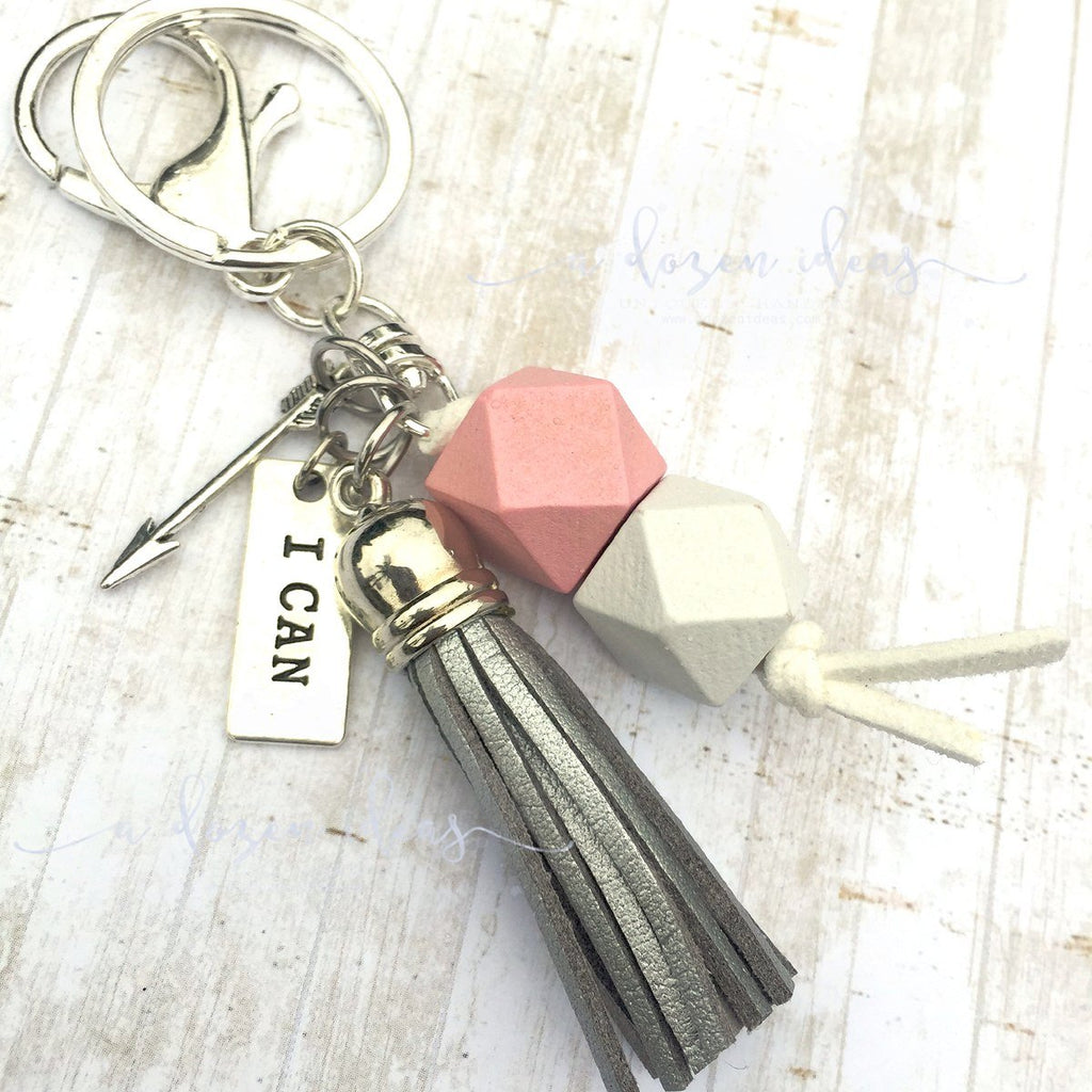 Tassel Keyring - I can