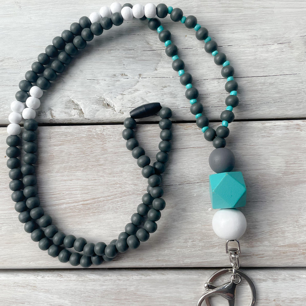 Lanyard - Euston Road (Fully Beaded)