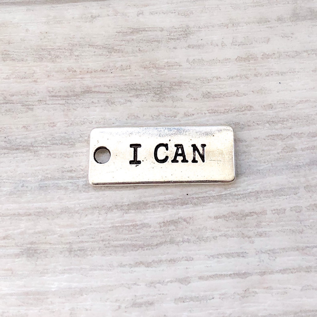 Add on metal charm - I Can