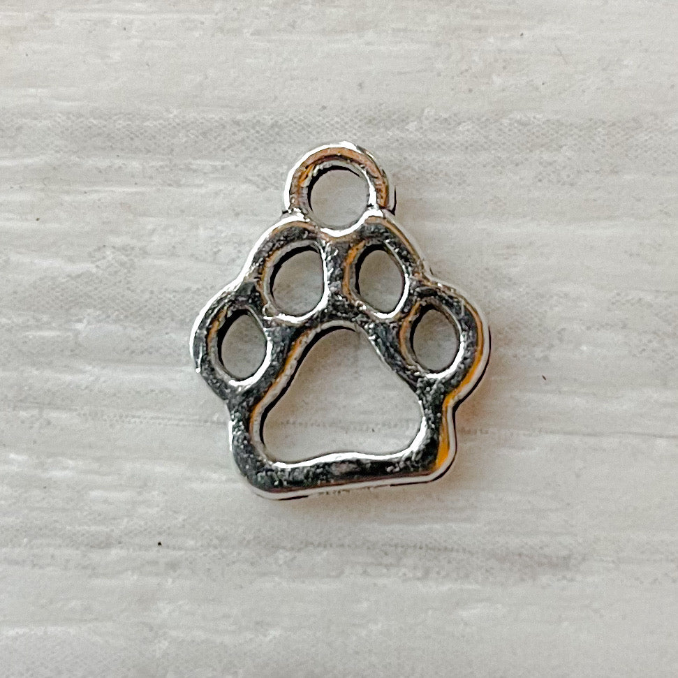 Add on charm - paw print