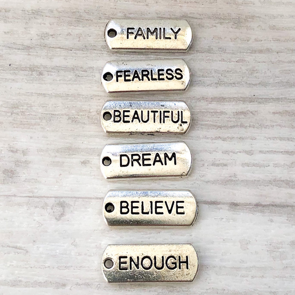 Add on metal charm - Dream
