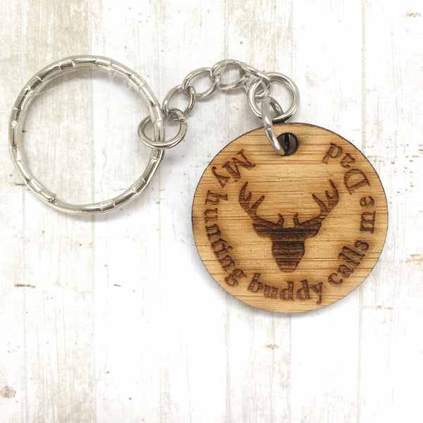 Tag Keyring - My hunting Buddy - Stag