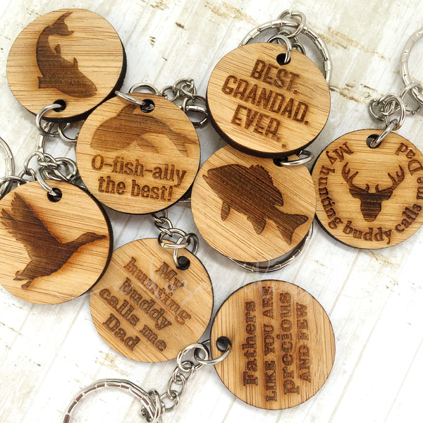 Tag Keyring - My hunting Buddy - Stag