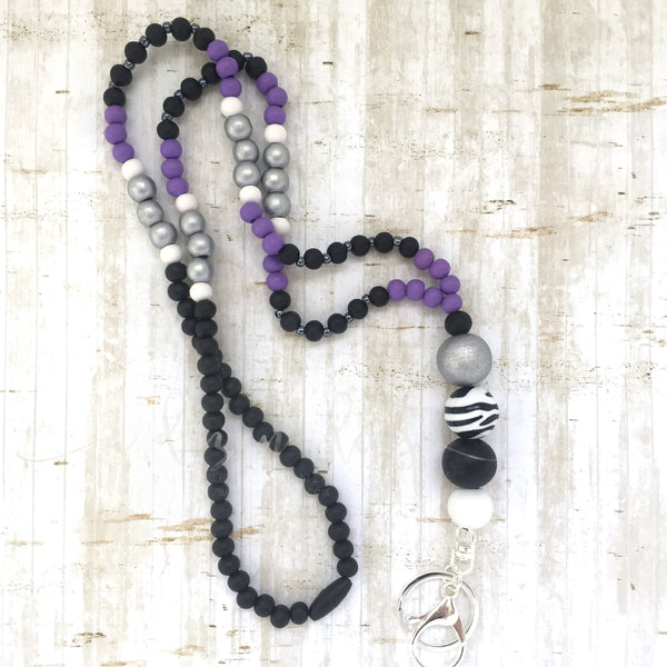 Lanyard - Marine Parade - (Fully beaded)