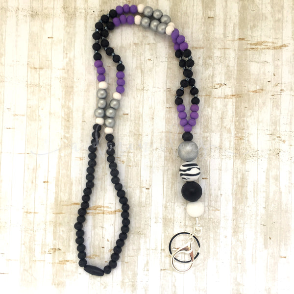 Lanyard - Marine Parade - (Fully beaded)