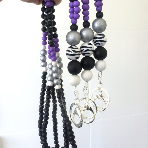 Lanyard - Marine Parade - (Fully beaded)