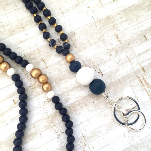 Lanyard - Golden Bay - (Fully beaded)