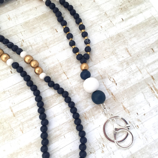 Lanyard - Golden Bay - (Fully beaded)