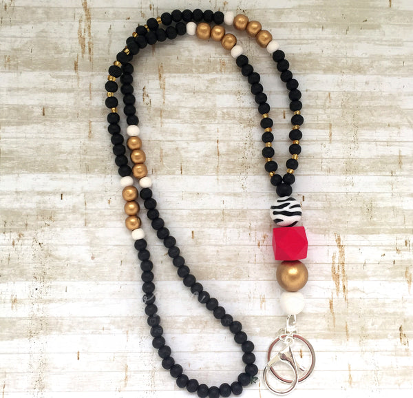 Lanyard - Gladstone Road - (Fully beaded)