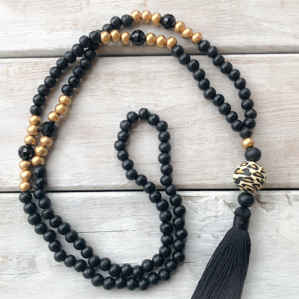 Tassel Necklace - Waitemata Black