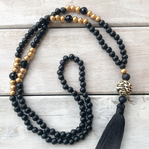 Tassel Necklace - Waitemata Black