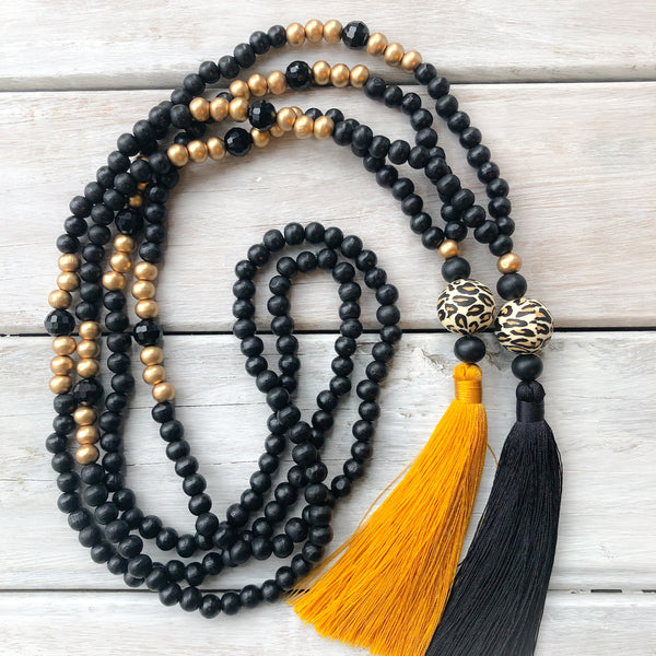 Tassel Necklace - Waitemata Black