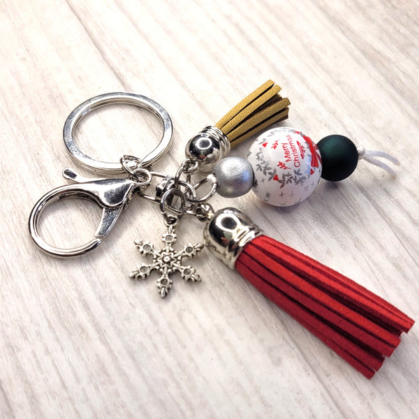 Tassel Keyring - Merry Christmas