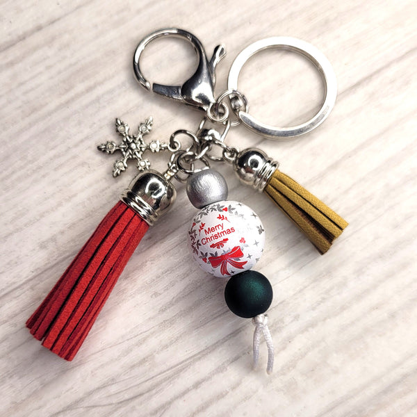 Tassel Keyring - Merry Christmas