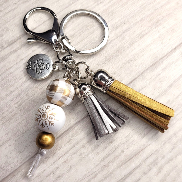 Tassel Keyring - Christmas Angel