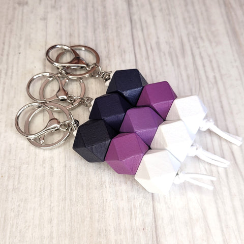 Geo Keyring - Blackberry Icecream