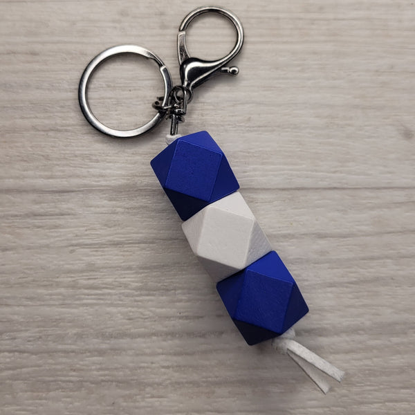 geo keyring - supporters colours