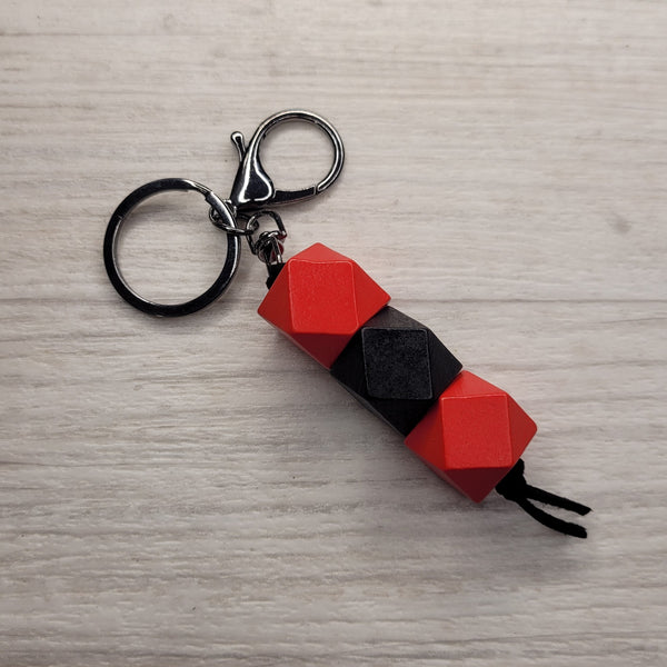 geo keyring - supporters colours