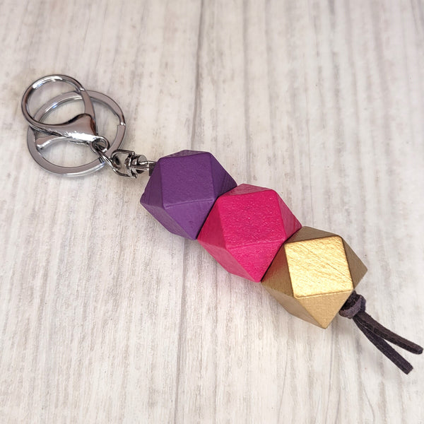 Geo Keyring - Jam Donut