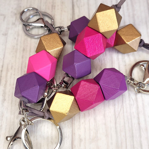 Geo Keyring - Jam Donut