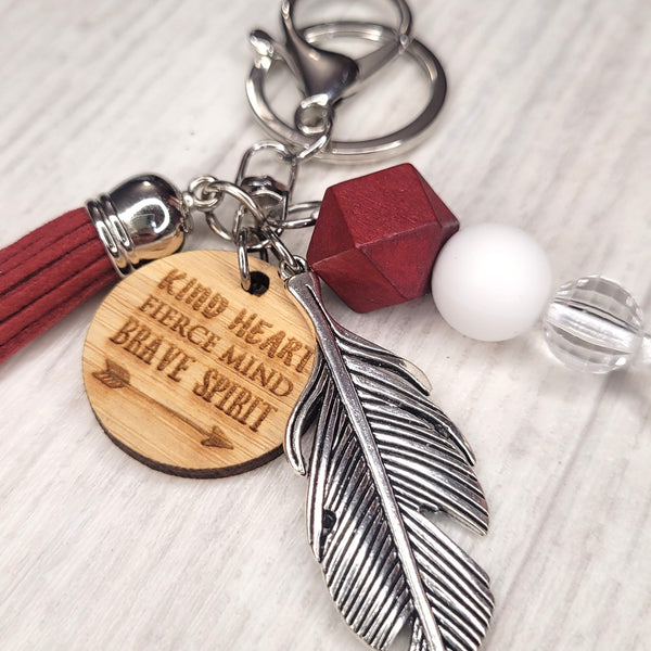 Tassel  Keyring - Kind Heart