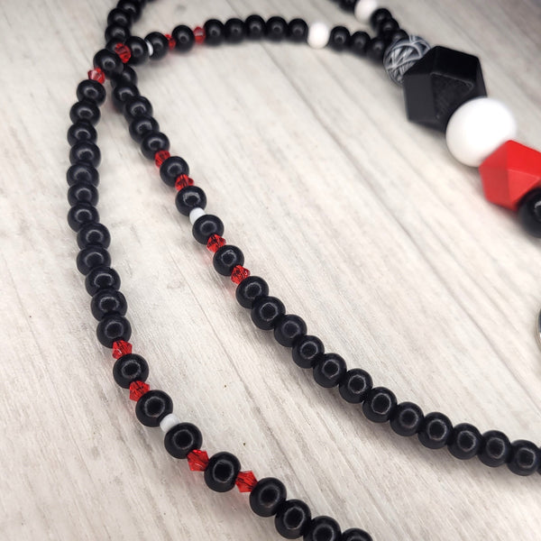 Lanyard - Kia Kaha - (fully beaded)