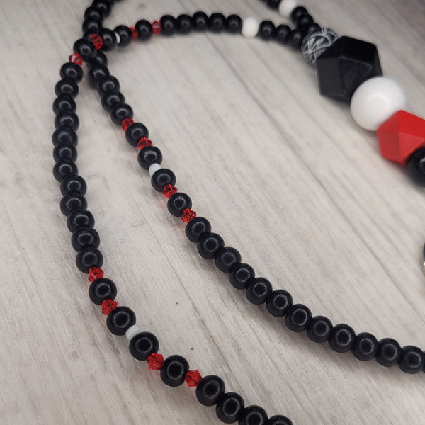 Lanyard - Kia Kaha - (fully beaded)