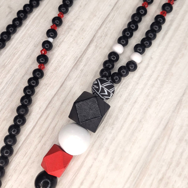 Lanyard - Kia Kaha - (fully beaded)
