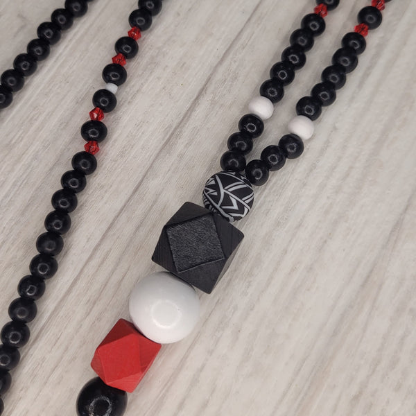 Lanyard - Kia Kaha - (fully beaded)