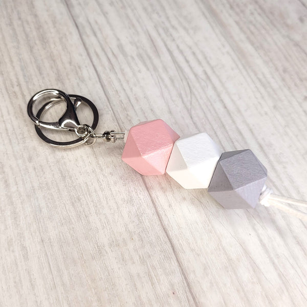 Geo Keyring - Marshmallow