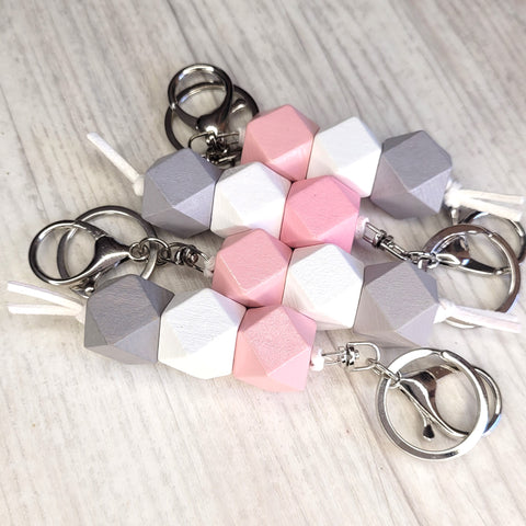 Geo Keyring - Marshmallow