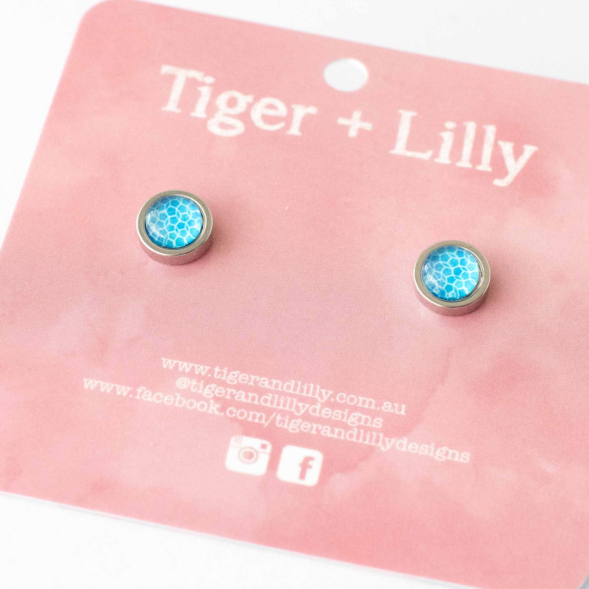 Tiger + Lilly - Blue Beetle - Silver Mini