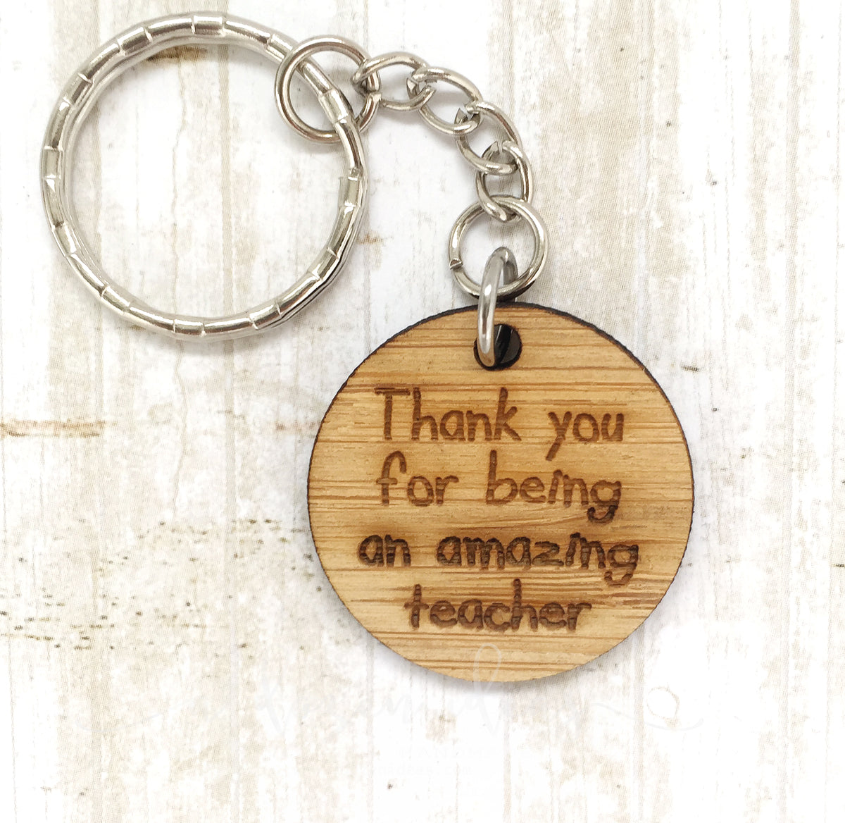 Tag Keyring - Thank you for being an amazing teacher