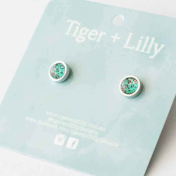 Tiger + Lilly - Wild Leopard - Silver Mini