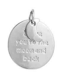 add on charm - Love you to the moon and back