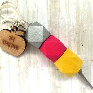 Geo Keyring - Pineapple Cheesecake - #1 Teacher version